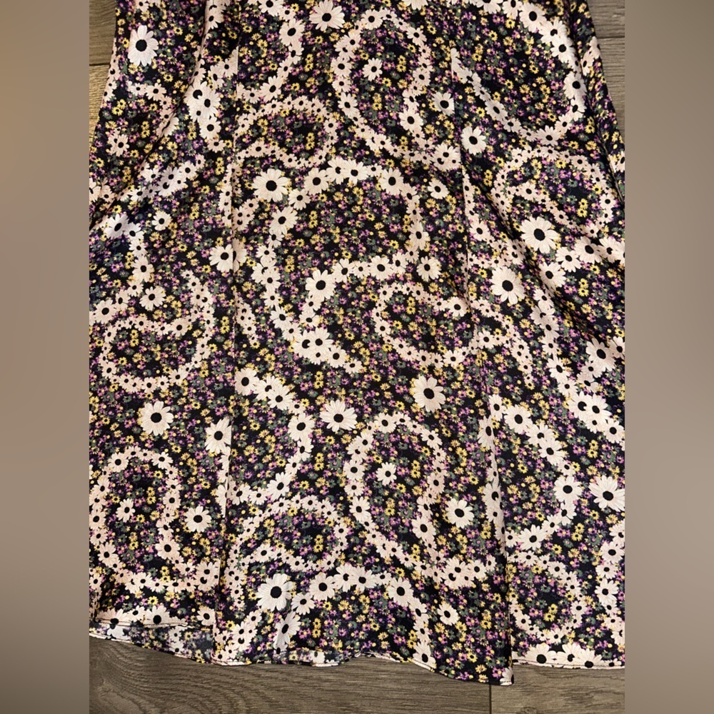 NWT SANDRO 100% Silk V-Neck Dress Size 38 (US 6) - Picture 10 of 13